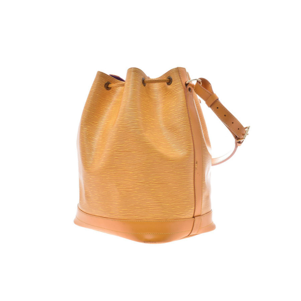 Louis Vuitton Noe Shoulder Leather Bag Yellow Epi